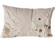 Dekorační polštář Boltze FINNA, květinový vzor, 100% len