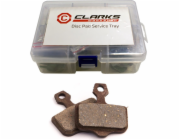 Clarks Brzdové destičky CLARK'S AVID (Elixir 1,3,5, Elixir CR, Elixir R, Sram XX, X0, Elixir DB) Organic (krabička 25 párů)