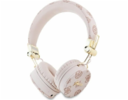Sluchátka Guess Guess Bluetooth ENC GUBH70EPOSMW Brown/Brown Pivoňka Script Round Shape