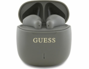Bluetooth sluchátka Guess Guess GUTWSJ14ESGE TWS + dokovací stanice tmavě modrá Printed Classic Logo