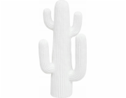 Atmosphera Dekorativní figurka kaktus bílá RODRIGO, 38 cm