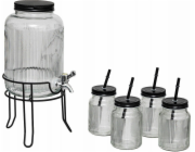 Secret de Gourmet Drinks dávkovač 4 l + 4 sklenice 450 ml