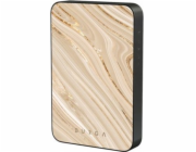 Slowmoose Burga Gunmetal Magnetická Powerbanka - Magnetická Powerbanka 5000 mAh kompatibilní s MagSafe, USB-C - USB-C kabel součástí (plný lesk)