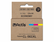 Actis KC-561 Canon inkoust do tiskárny, náhrada Canon CL-561XL; Supreme; 18 ml; modrá, fialová, žlutá. Tiskne o 60 % více než originální náplň.