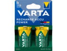 1x2 Varta Recharge Accu Power D Mono 3000 mAh