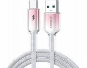 Joyroom S-A42 3A USB-A USB-C kabel 1,2 m bílý