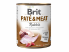 Mokré krmivo pro psy BRIT PATÉ & MEAT Králík 800 g