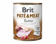 Mokré krmivo pro psy BRIT PATÉ & MEAT Králík 800 g