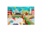 Bigjigs Toys Dřevěné podlahové puzzle Londýn