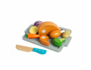 Bigjigs Toys Sada Pečené kuře se zeleninou