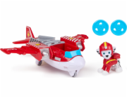 Spin Master Paw Patrol Air Rescue - Marshallovo hasičské letadlo s odpalovačem raket a figurkou Marshalla, autíčko