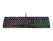 CHERRY XTRFY MX 3.1 - Klávesnice - 100% - full size - podsvícení - USB-C - QWERTY - americká - klávesový spínac: CHERRY MX2A Brown - cerná