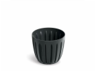 Květináč Prosperplast WARIO, plastový, O 13,8 cm, černý