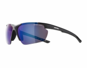 ALPINA Cyklistické brýle DEFEY HR barva ČERNÉ sklo MODRÝ ZRCÁTKO kat.3