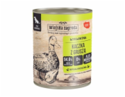WIEJSKA ZAGRODA Duck with pear - vlhké krmivo pro psy - 800g