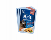 BRIT Premium by Nature Sterilised Plate kapsičky v omáčce mix příchutí - mokré krmivo pro kočky - 12x85g