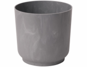 Květináč Forma Plast SATINA 4283-081, O 17 cm, šedá