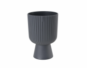 Květináč Forma Plast KELI MIKA, O 17,8 cm, antracit