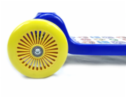 Dětská koloběžka Bimbo Bike, modrá/žlutá