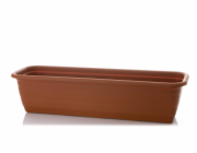 Květináč Lamela Natura 430-31, O 60 x 18 cm, hnědý
