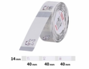 Niimbot průhledné štítky T 14x40mm 160ks Medvídě pro D11, D11-M, D110, D110-H