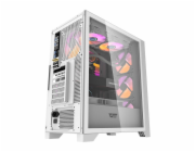 Počítačová skříň Darkflash DRX70 MESH + 4 ventilátory RGB (bílá)