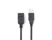 Kabel Emos USB 2.0 AM - USB 2.0 AF 3m černý