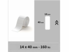 Niimbot štítky RP 14x40mm 155ks Bílé pro D11, D11-M, D110...