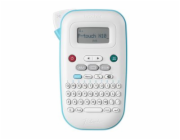 Brother P-Touch PT-N10 - Nástroj pro tvorbu vlastních obalů na disky - Č/B - přímý termální - šířka 12 mm - 180 dpi - až 9 mm/s - řezačka - náhled tisku, tisk 2 řádek, vertikální potisk - bílá, modrá