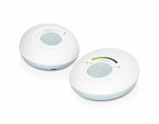 Alecto DECT Babyphone mit Full ECO-Modus, weiß/blau