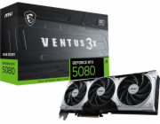 MSI VENTUS GeForce RTX5080 16G 3X OC NVIDIA GeForce RTX 5080 16 GB GDDR7