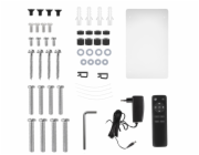 Elektrický stropní držák Maclean pro TV, TUYA podpora, max. VESA 600x400, 90st otočný, 23"-65", 30kg, MC-491