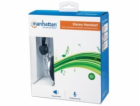 MANHATTAN Sluchátka s mikrofonem, lehce nastavitelná s fl...