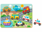 2Kids Toys Vkládací puzzle Doprava