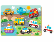 2Kids Toys Vkládací puzzle Doprava
