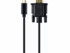 GEMBIRD Kábel USB Type C/VGA samec, 2m
