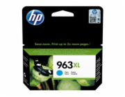 HP 963XL - 22.77 ml - Vysoká výtěžnost - azurová - originální - inkoustová cartridge - pro Officejet Pro 9010, 9012, 9014, 9015, 9016, 9019, 9020, 9022, 9025