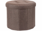Home Styling Collection Pouf s prošívaným sedákem OTTOMAN...
