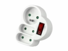 Konnoc DX-FZBK-01/01-2 rozbočka 1xkul.+2xplochá zásuvka s...