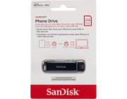 SanDisk Phone Drive - Jednotka USB flash - 256 GB - USB-C / Lightning - metalická modrá