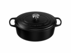 Le Creuset Signature Casserole oval 31 cm black