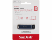 SanDisk Phone Drive - Jednotka USB flash - 64 GB - USB-C / Lightning - metalická modrá