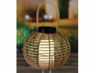 Venkovní lucerna s LED svíčkou ratanová 26 cm KO-AF5000720