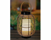 Venkovní lucerna s LED svíčkou ratanová 24 cm KO-AF5000710