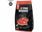 PAN MIĘSKO Beef with goat M - suché krmivo pro psy - 9kg