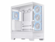 ASUS case A31 PLUS TG ARGB, Mid Tower, Průhledná bočnice, 4x120mm ARGB Fan, ARGB Hub, bílá