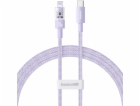 Baseus Gem Rychlonabíjecí kabel USB-C na iP 1 m 20 W Fialová