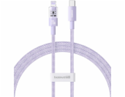 Baseus Gem Rychlonabíjecí kabel USB-C na iP 1 m 20 W Fialová