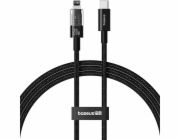 Baseus Gem Rychlonabíjecí kabel USB-C na iP 1 m 20 W černý