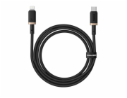 Baseus Dura Rychlonabíjecí kabel typu C pro iP 20 W 1 m černý, zlatý